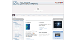 Desktop Screenshot of escoladmanuelmartins.com